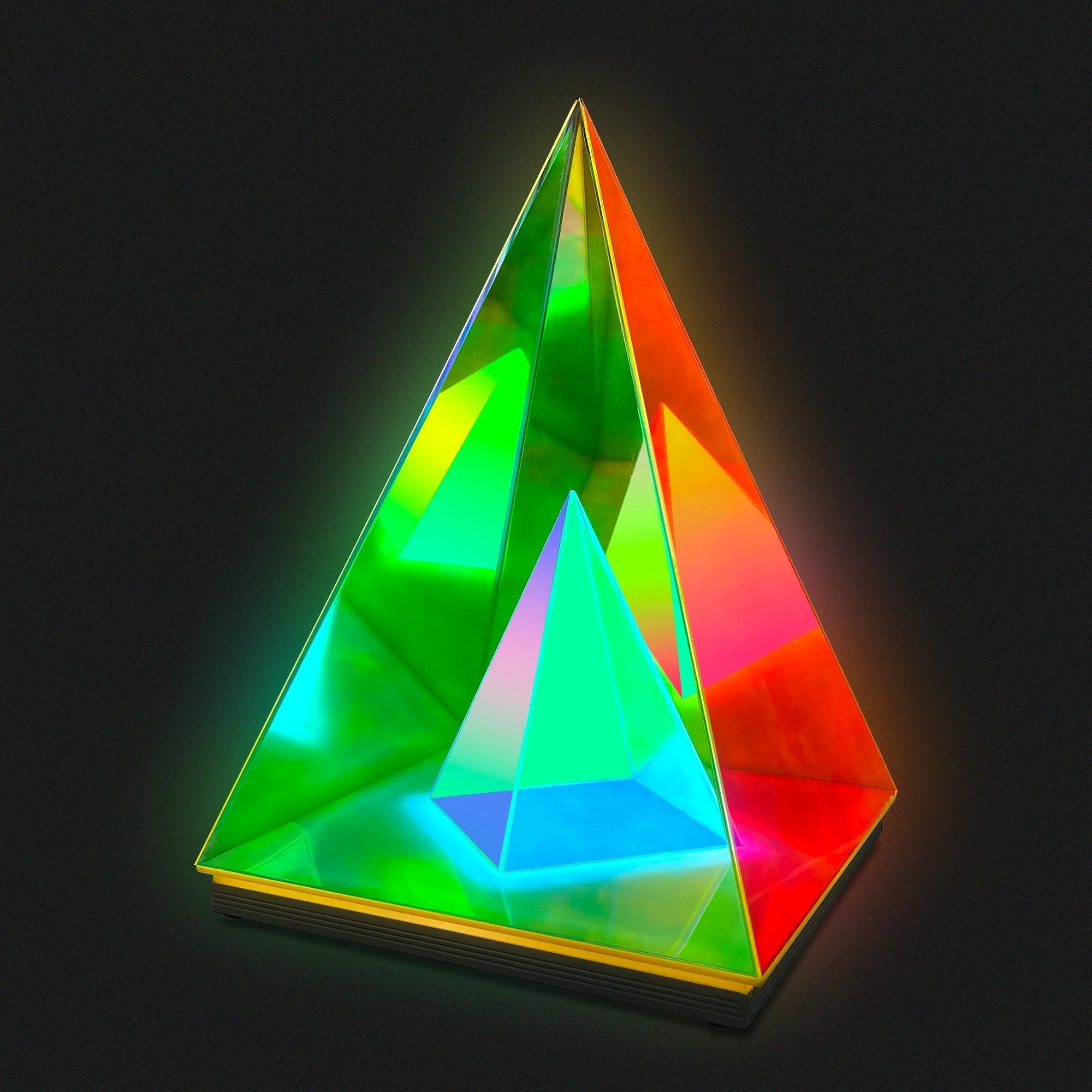Infinity Cube Lamp: Endless Multicolored Reflections